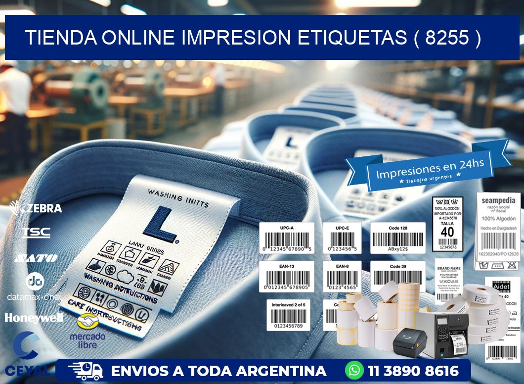 TIENDA ONLINE IMPRESION ETIQUETAS ( 8255 )