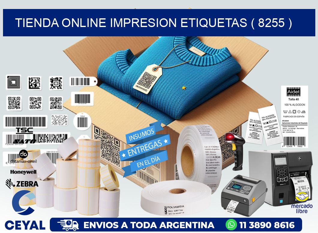 TIENDA ONLINE IMPRESION ETIQUETAS ( 8255 )