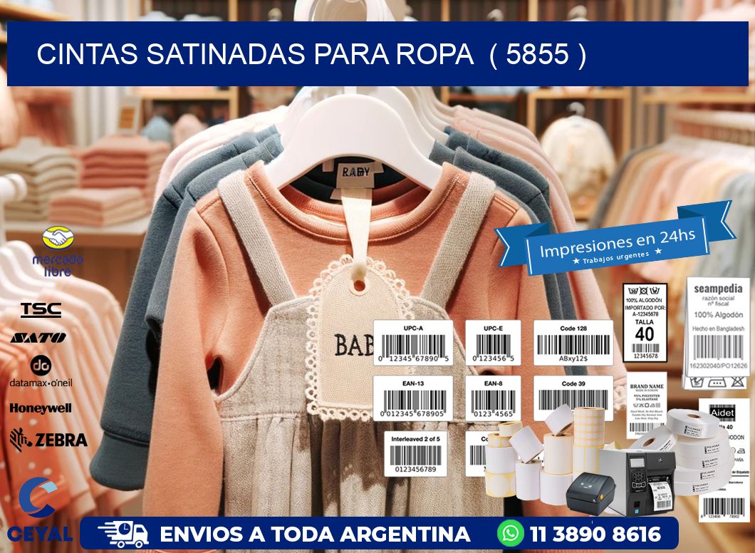 cintas satinadas para ropa ( 5855 )