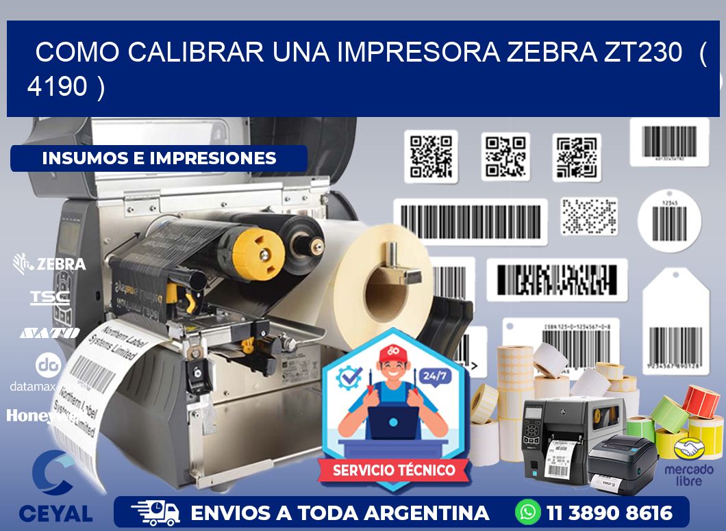 como calibrar una impresora zebra zt230 ( 4190 )