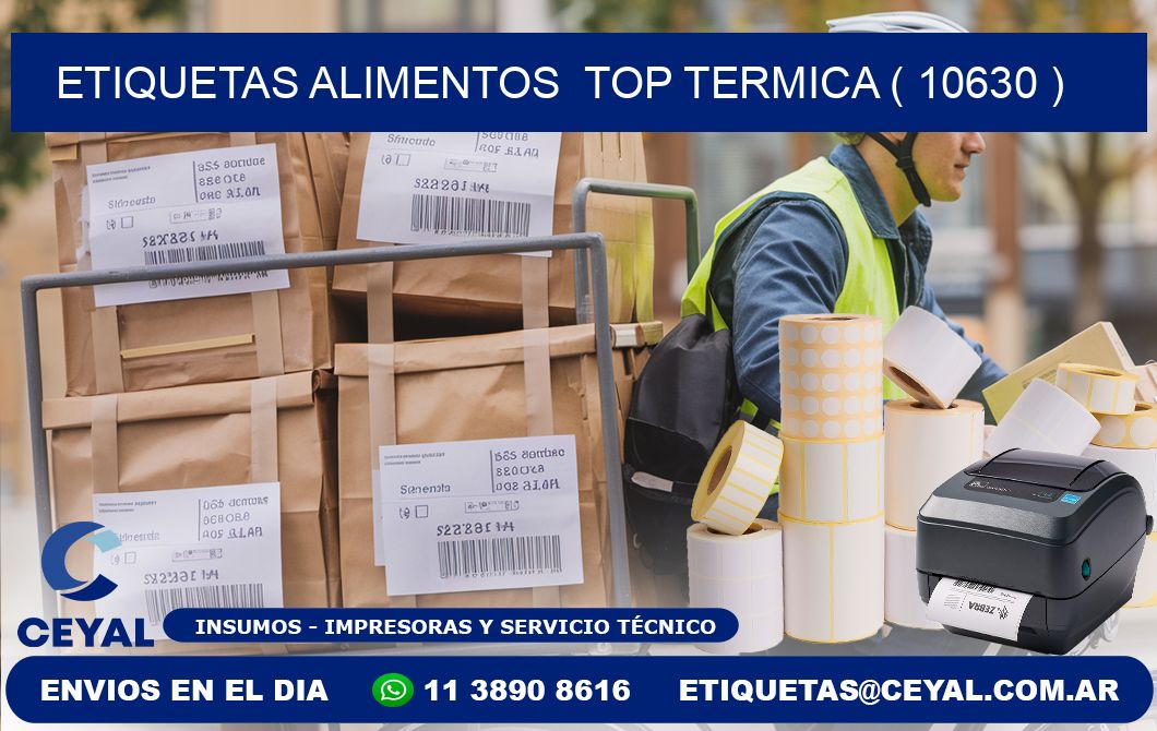 etiquetas alimentos top termica ( 10630 )
