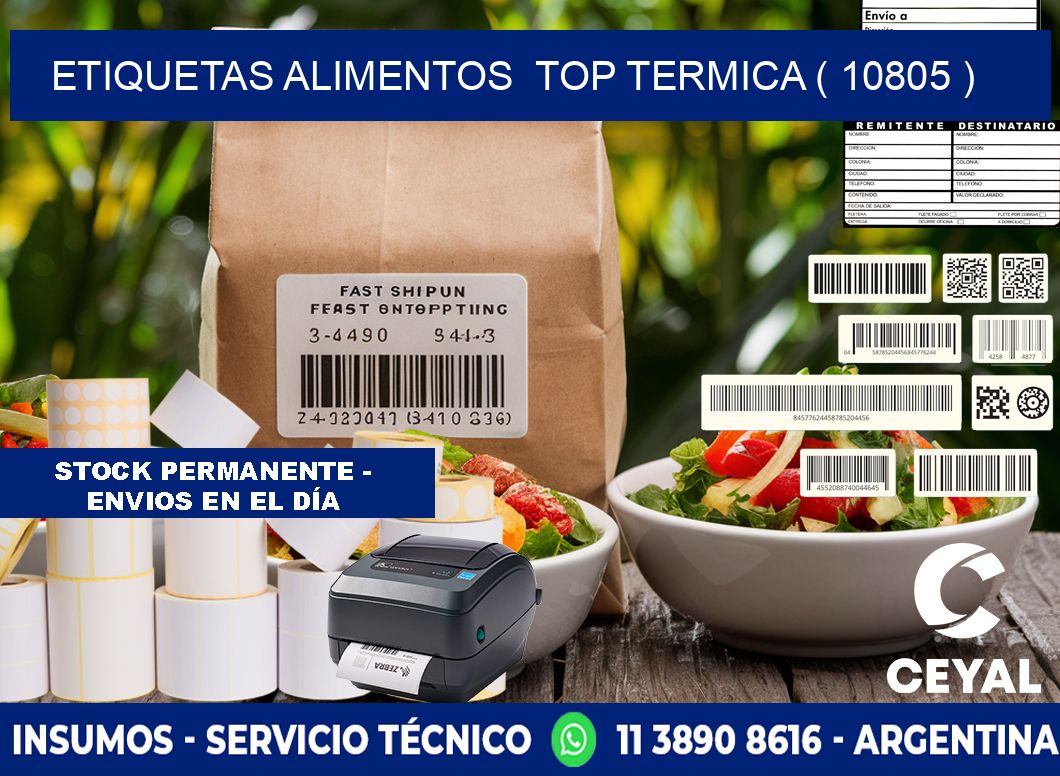 etiquetas alimentos top termica ( 10805 )