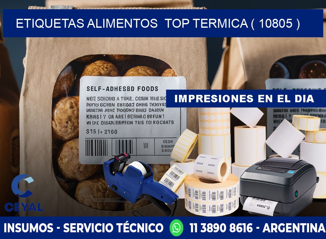 etiquetas alimentos top termica ( 10805 )