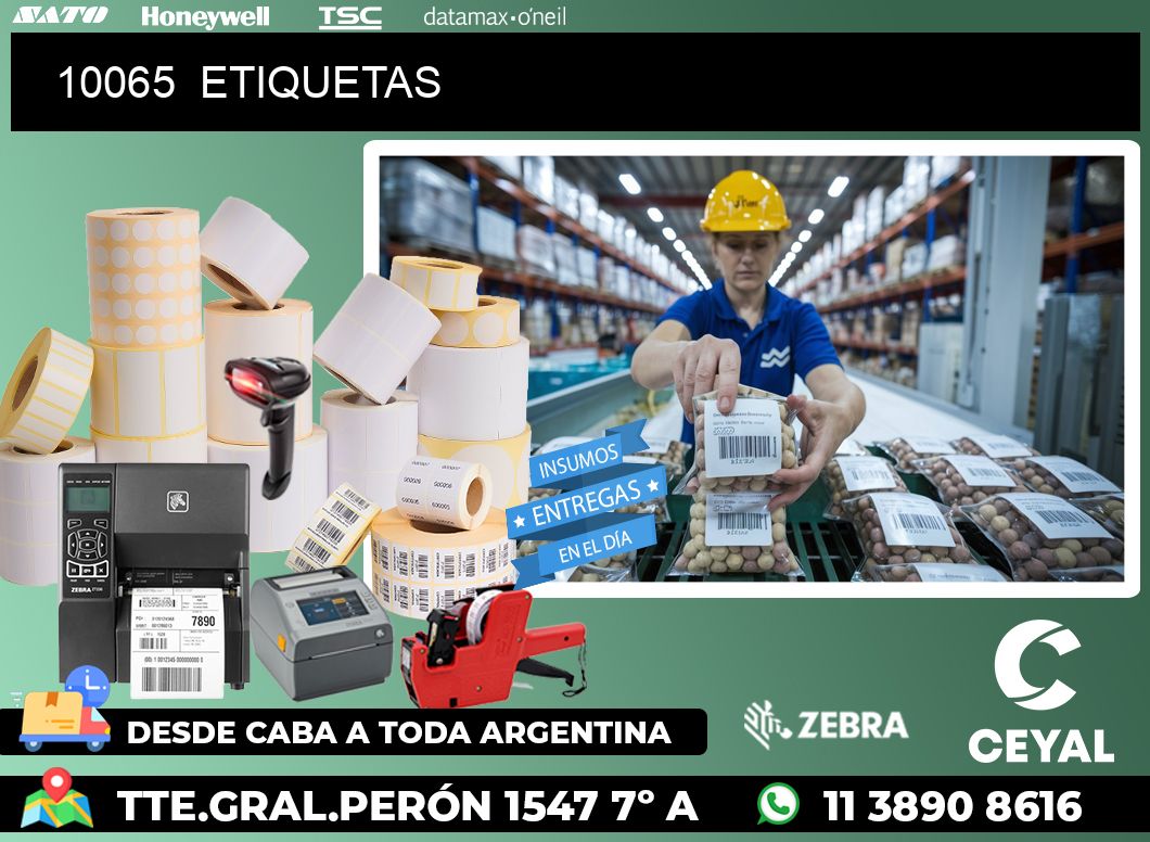 10065 ETIQUETAS