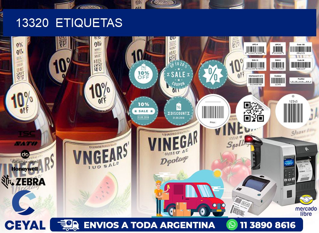 13320 ETIQUETAS