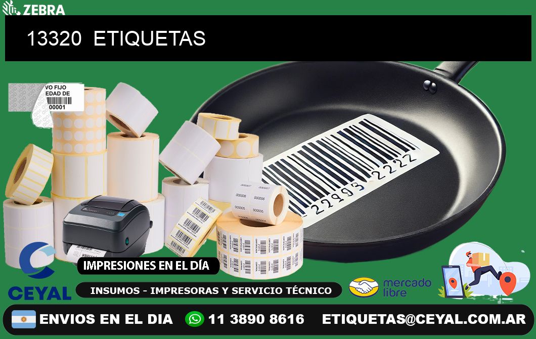 13320 ETIQUETAS
