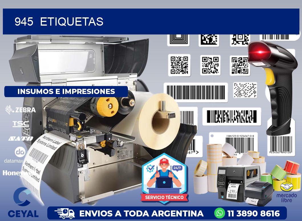 945 ETIQUETAS