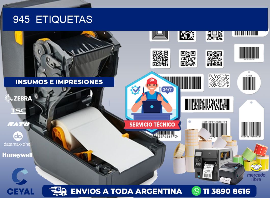 945 ETIQUETAS