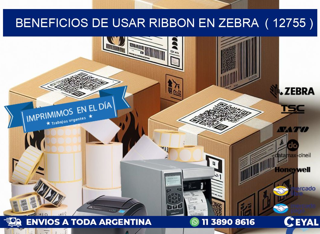 BENEFICIOS DE USAR RIBBON EN ZEBRA ( 12755 )