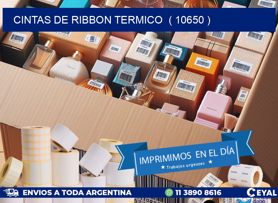 CINTAS DE RIBBON TERMICO ( 10650 )