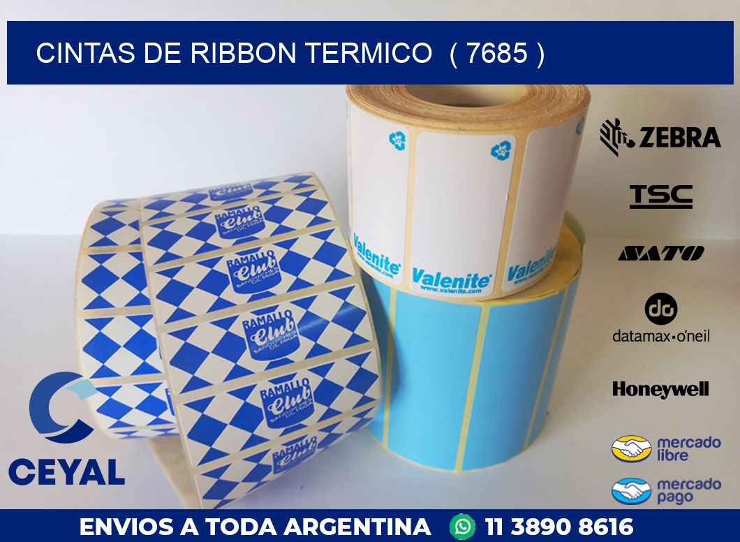 CINTAS DE RIBBON TERMICO ( 7685 )