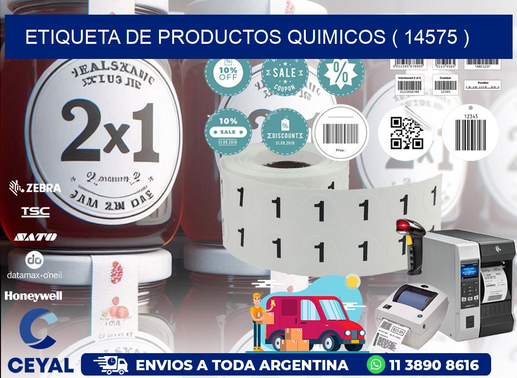ETIQUETA DE PRODUCTOS QUIMICOS ( 14575 )