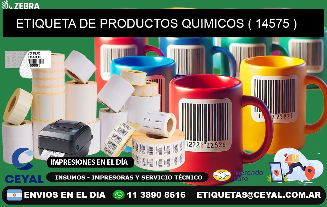 ETIQUETA DE PRODUCTOS QUIMICOS ( 14575 )