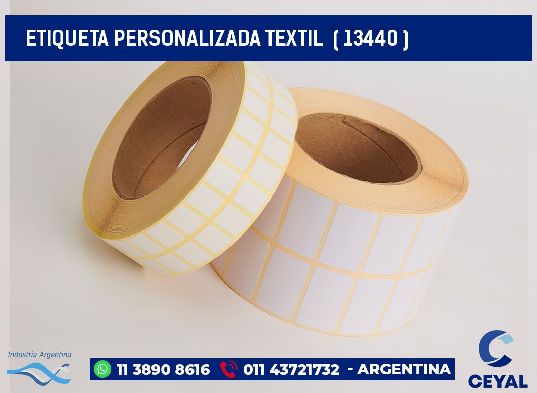 ETIQUETA PERSONALIZADA TEXTIL ( 13440 )