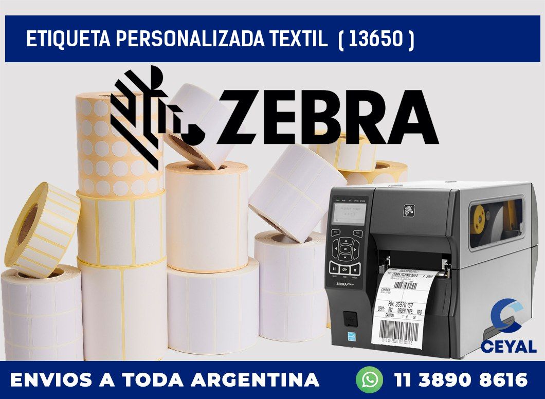 ETIQUETA PERSONALIZADA TEXTIL ( 13650 )