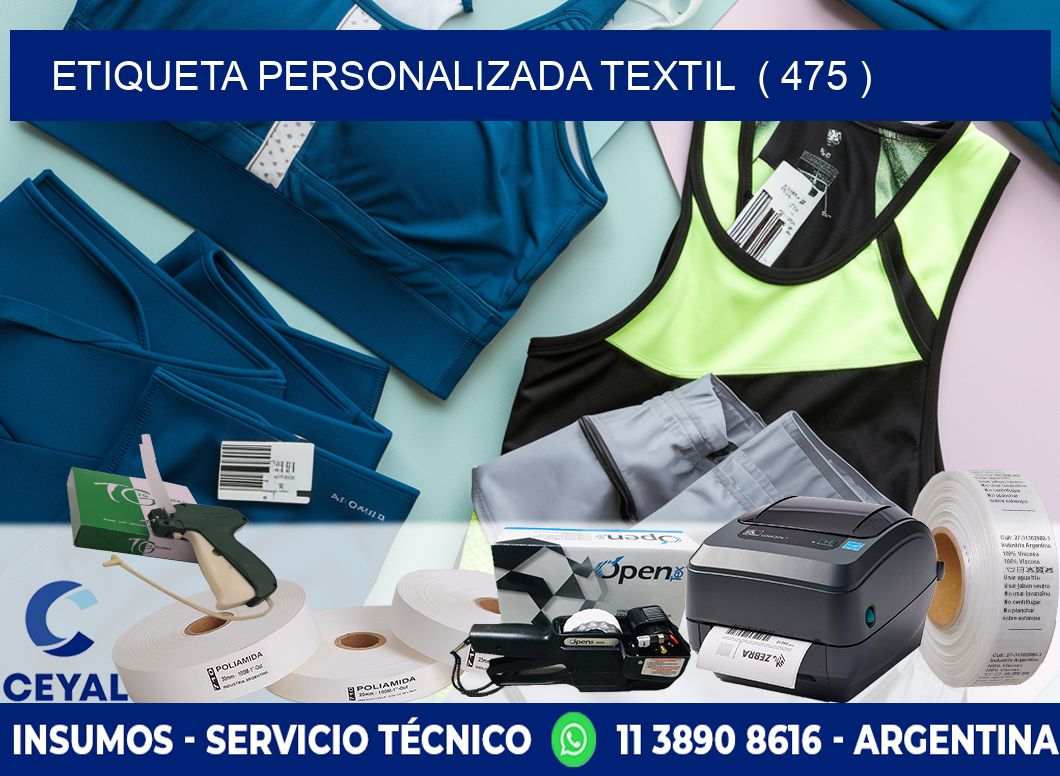 ETIQUETA PERSONALIZADA TEXTIL ( 475 )