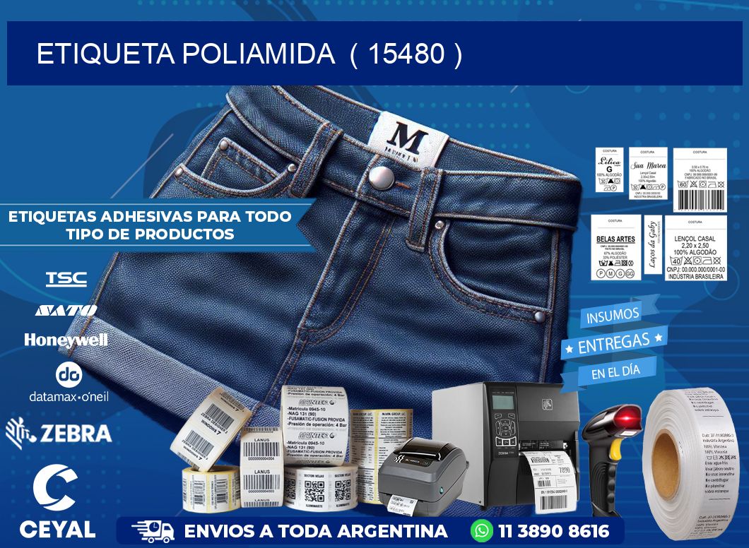 ETIQUETA POLIAMIDA ( 15480 )