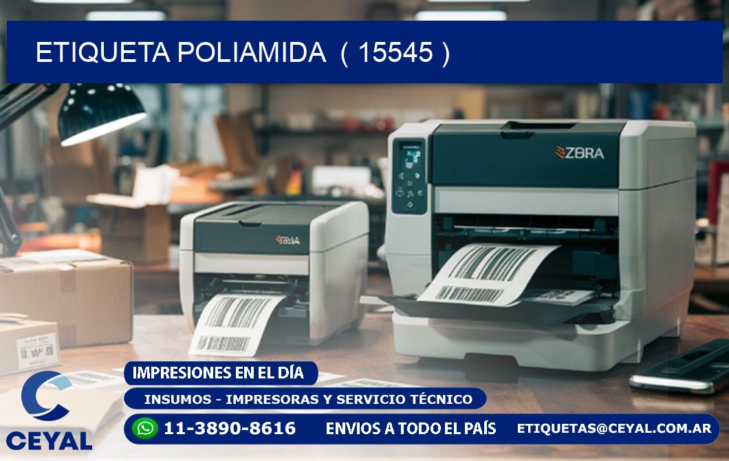 ETIQUETA POLIAMIDA ( 15545 )