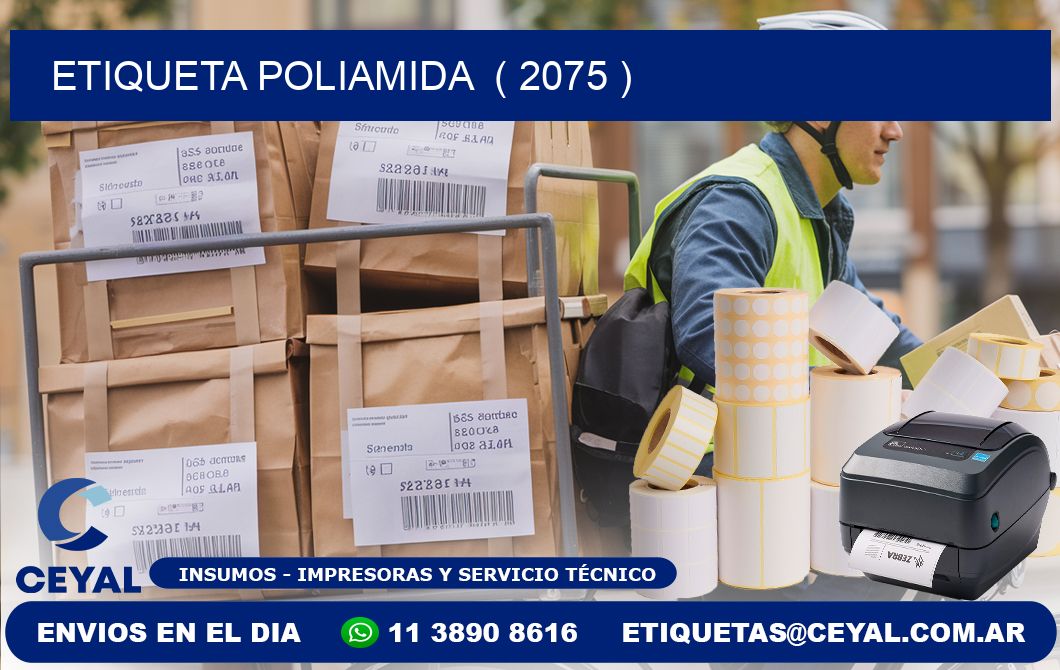 ETIQUETA POLIAMIDA ( 2075 )