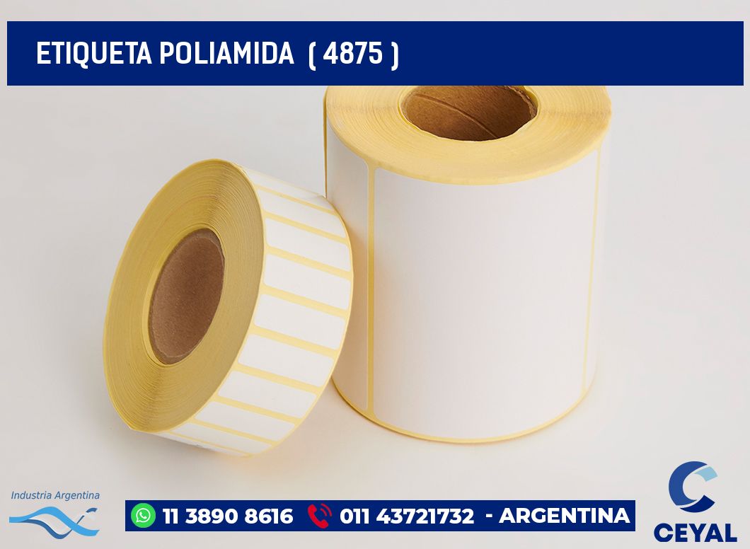 ETIQUETA POLIAMIDA ( 4875 )