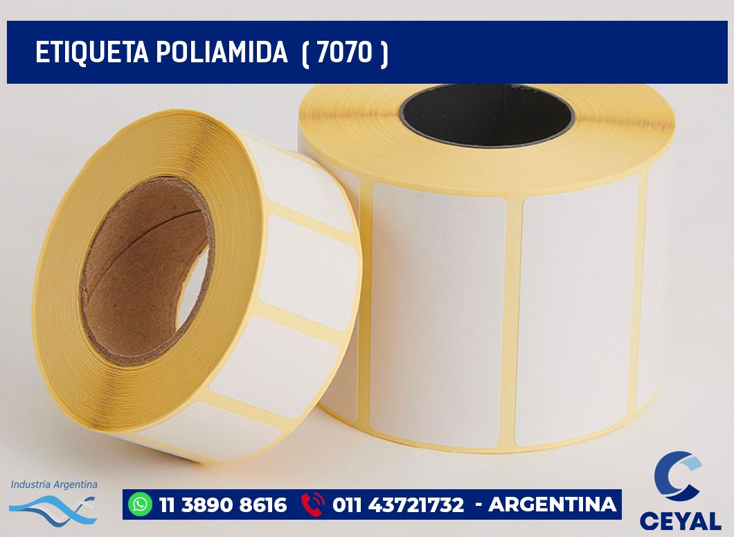 ETIQUETA POLIAMIDA ( 7070 )