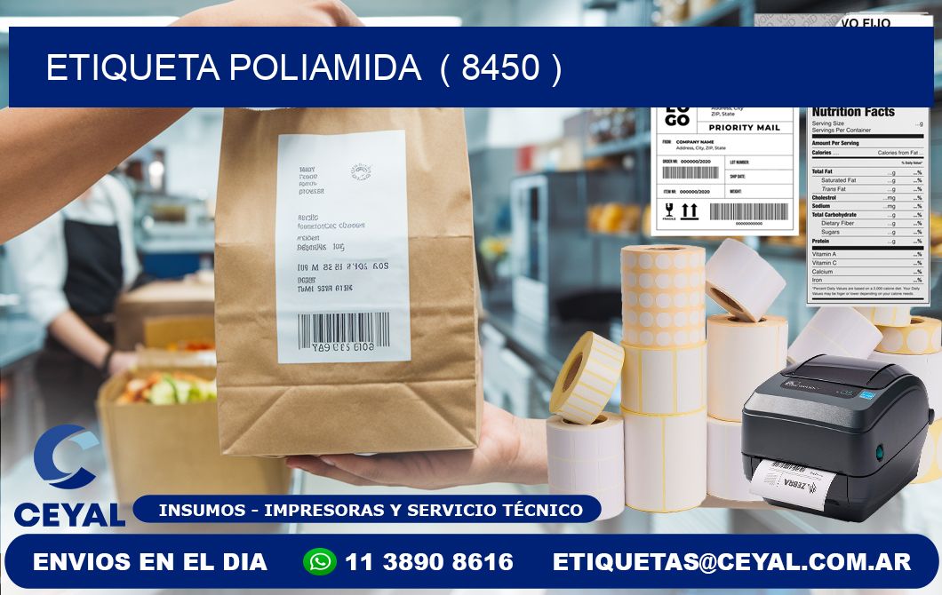 ETIQUETA POLIAMIDA ( 8450 )