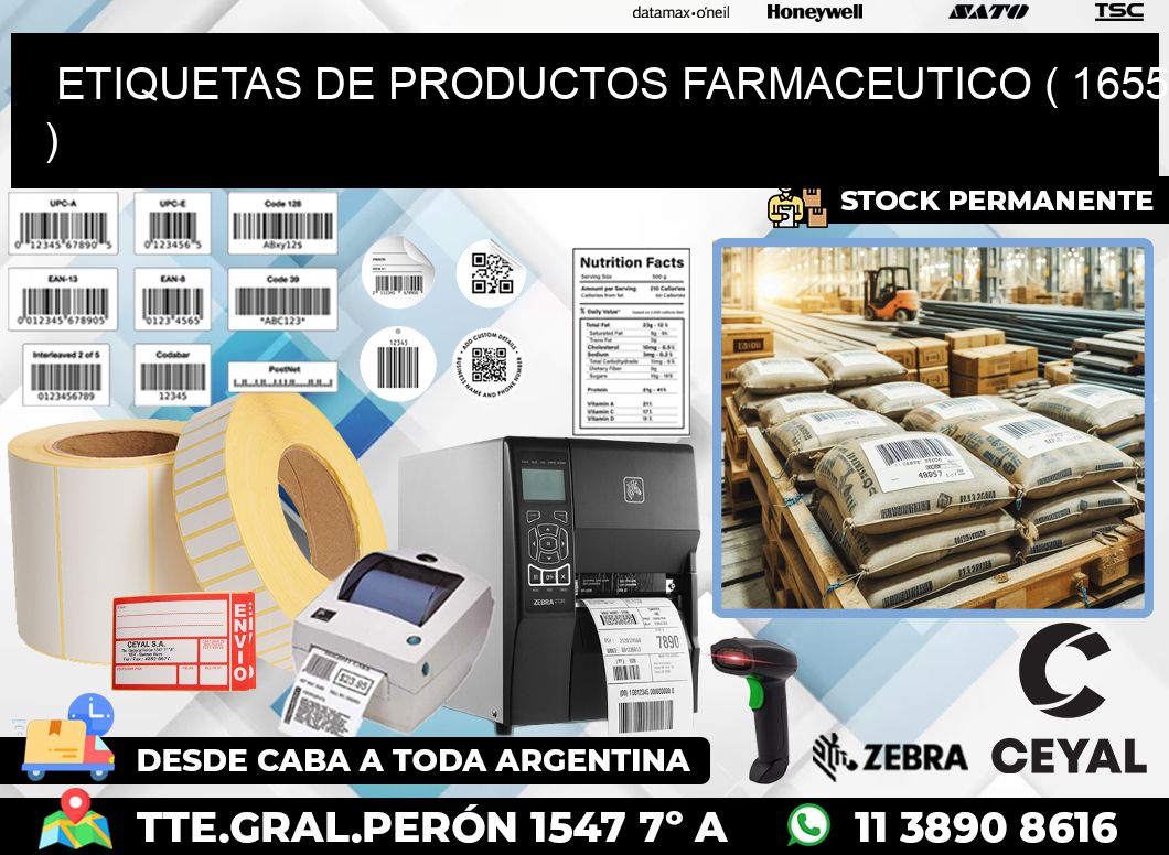 ETIQUETAS DE PRODUCTOS FARMACEUTICO ( 1655 )