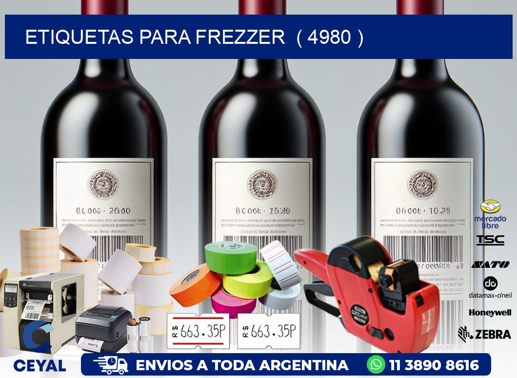 ETIQUETAS PARA FREZZER ( 4980 )