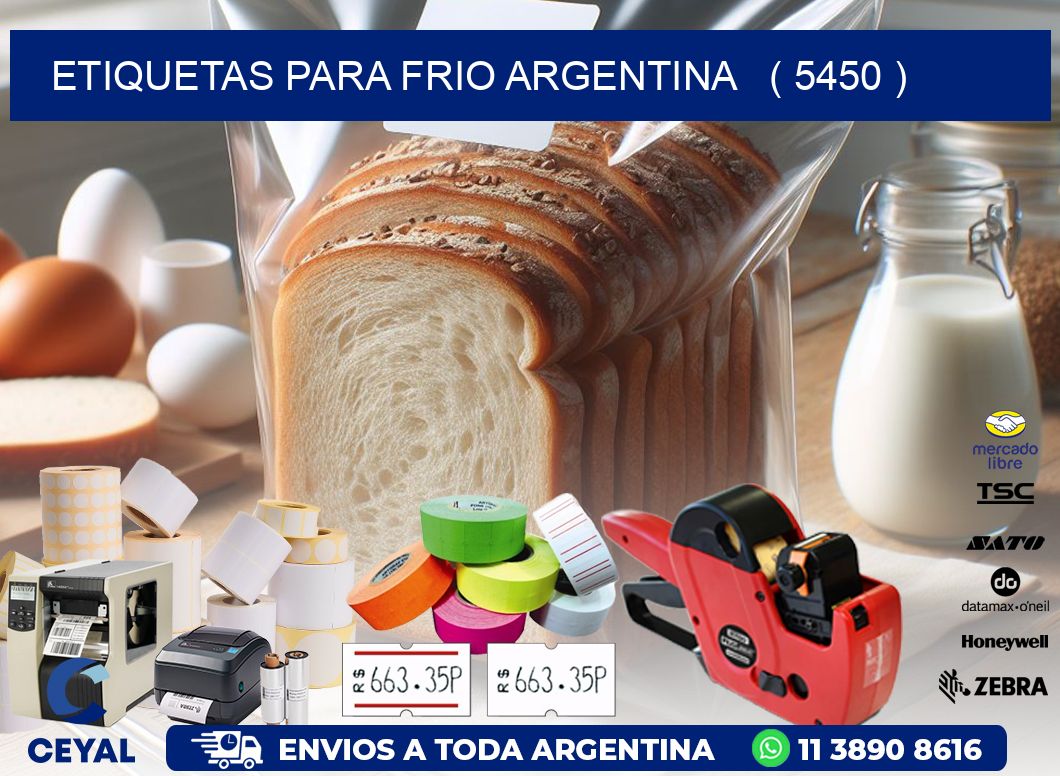ETIQUETAS PARA FRIO ARGENTINA ( 5450 )
