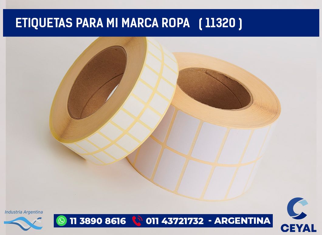 ETIQUETAS PARA MI MARCA ROPA ( 11320 )