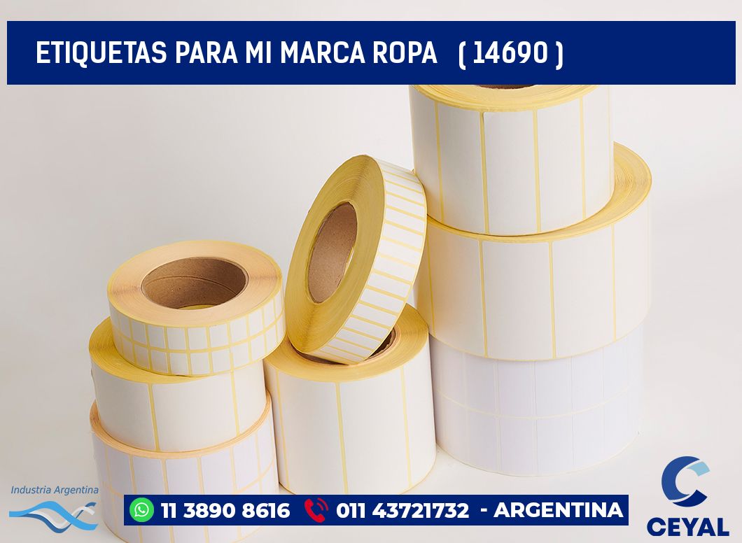 ETIQUETAS PARA MI MARCA ROPA ( 14690 )