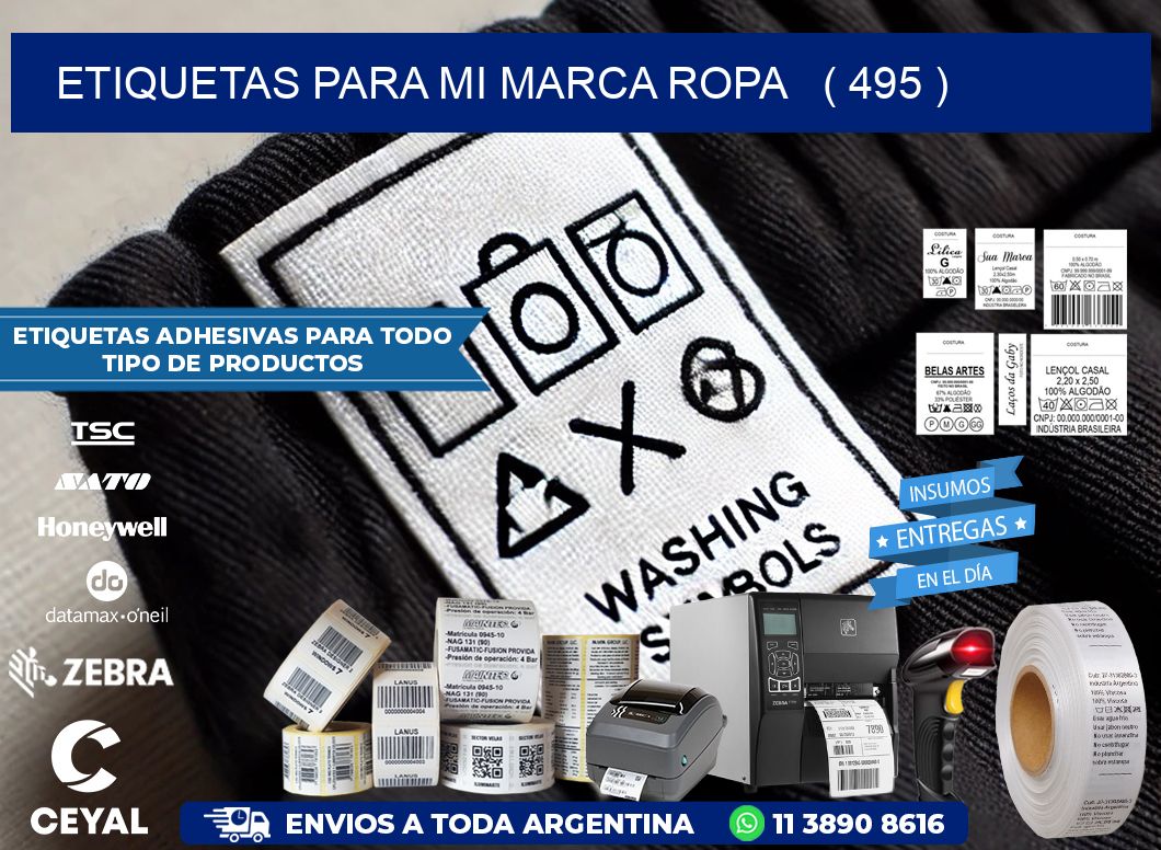 ETIQUETAS PARA MI MARCA ROPA ( 495 )