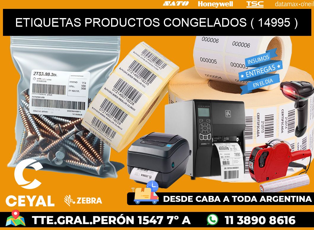 ETIQUETAS PRODUCTOS CONGELADOS ( 14995 )