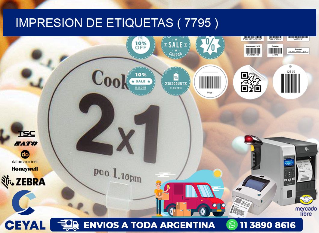 IMPRESION DE ETIQUETAS ( 7795 )