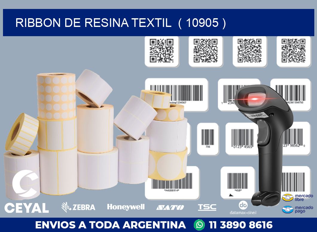 RIBBON DE RESINA TEXTIL ( 10905 )