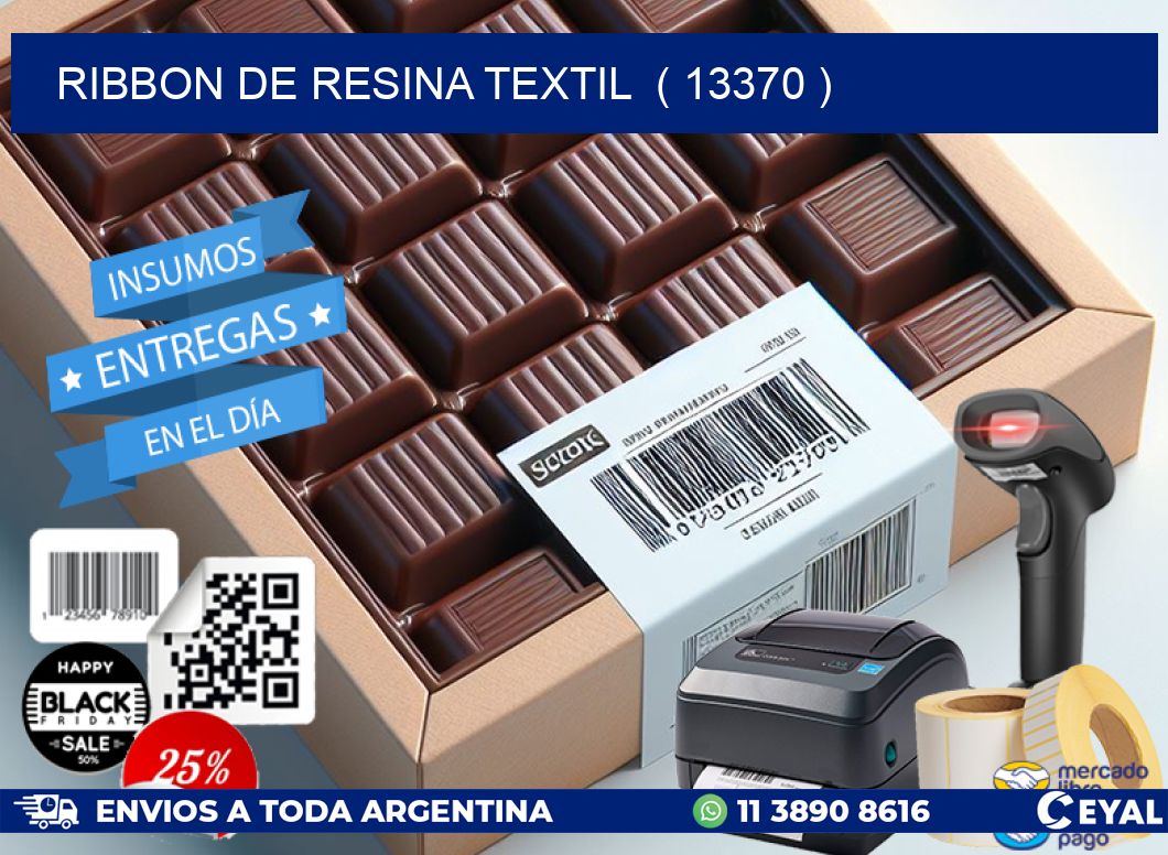 RIBBON DE RESINA TEXTIL ( 13370 )