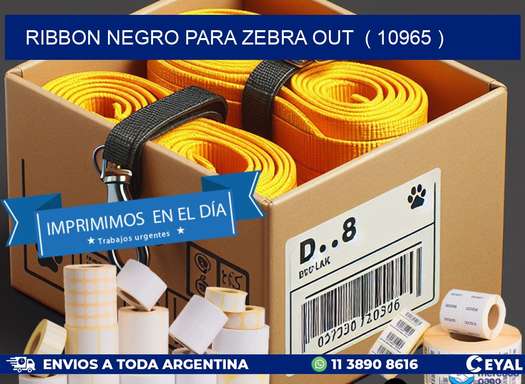 RIBBON NEGRO PARA ZEBRA OUT ( 10965 )