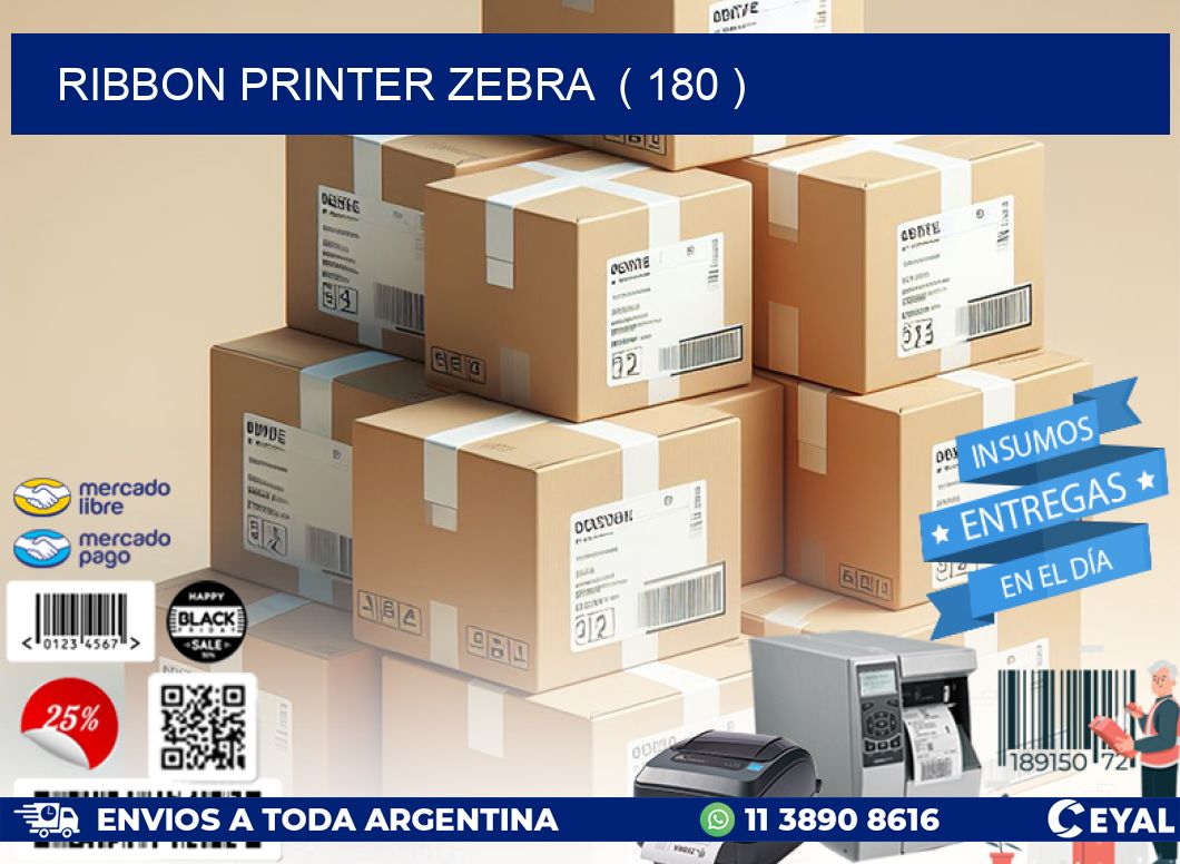 RIBBON PRINTER ZEBRA ( 180 )