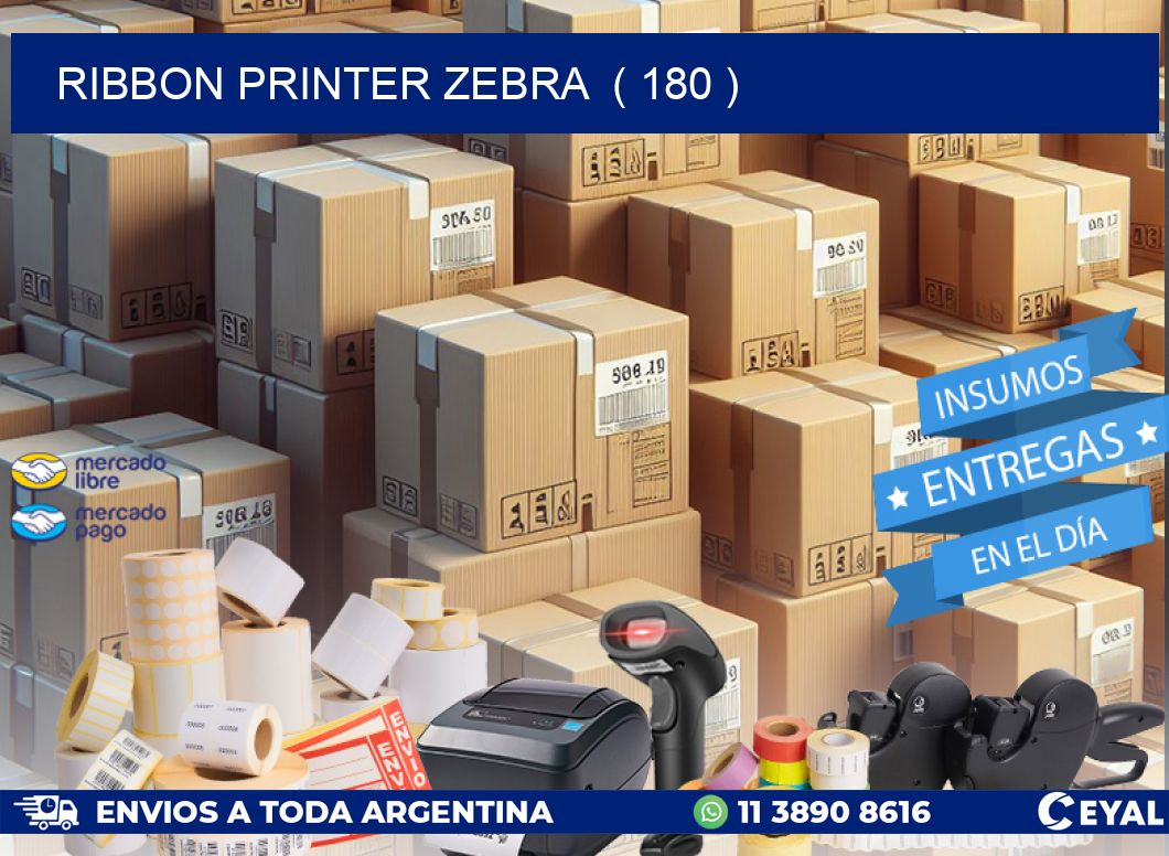 RIBBON PRINTER ZEBRA ( 180 )