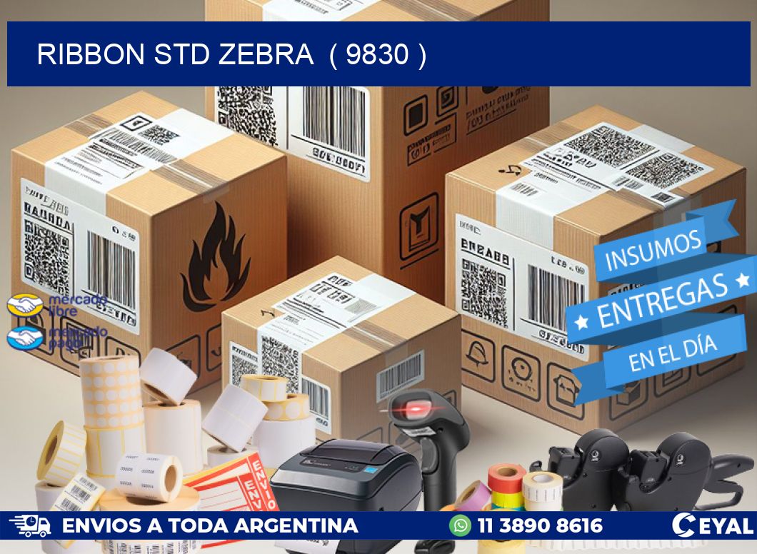 RIBBON STD ZEBRA ( 9830 )