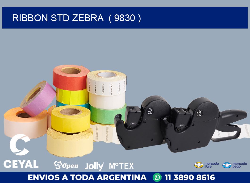 RIBBON STD ZEBRA ( 9830 )