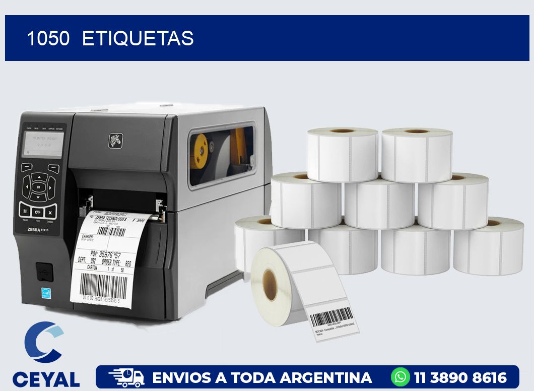 1050 ETIQUETAS