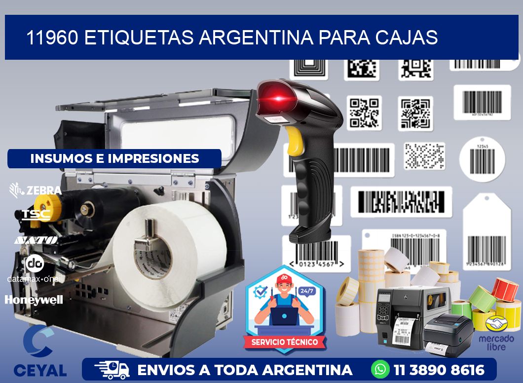 11960 ETIQUETAS ARGENTINA PARA CAJAS