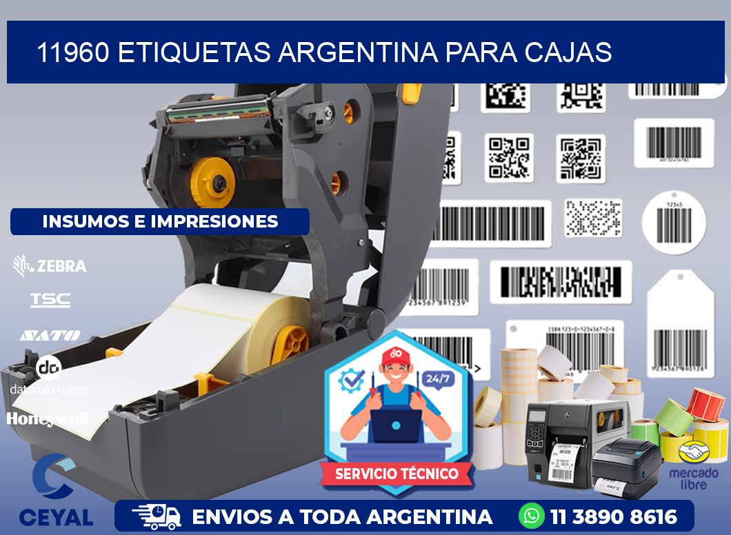 11960 ETIQUETAS ARGENTINA PARA CAJAS