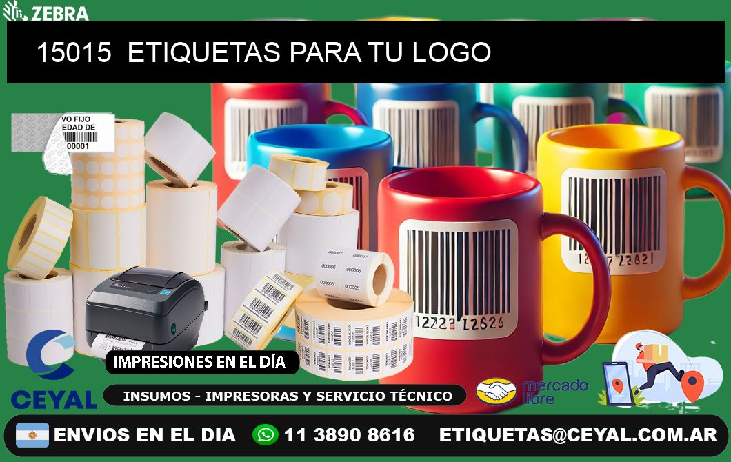 15015 ETIQUETAS PARA TU LOGO