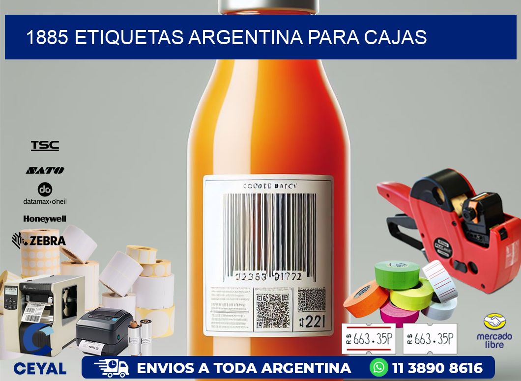1885 ETIQUETAS ARGENTINA PARA CAJAS