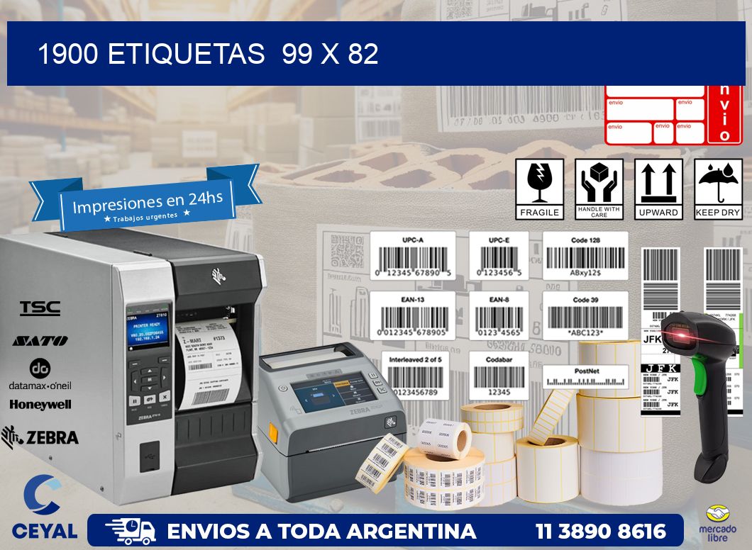 1900 ETIQUETAS 99 x 82