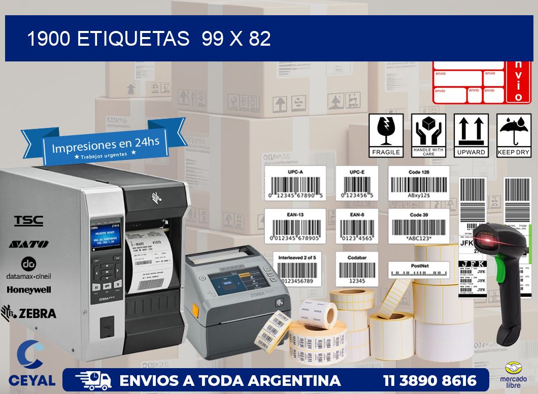 1900 ETIQUETAS 99 x 82