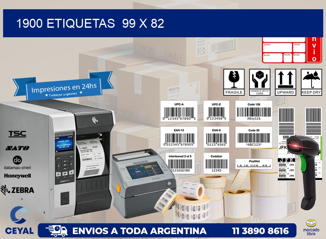 1900 ETIQUETAS 99 x 82