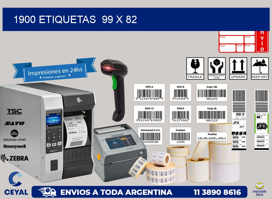 1900 ETIQUETAS 99 x 82